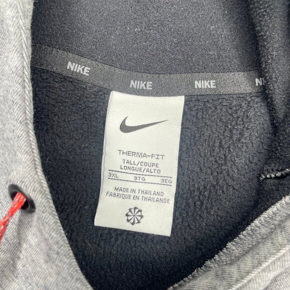 Nike Center Swoosh Men's Therma-Fit Funnel Neck Hoodie Pullover Sweatshirt 3X - Picture 8 of 10